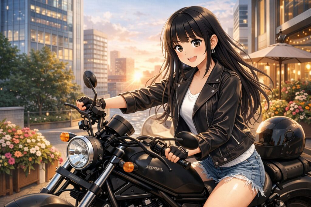 おしゃれなレブル250女子として輝くための心得