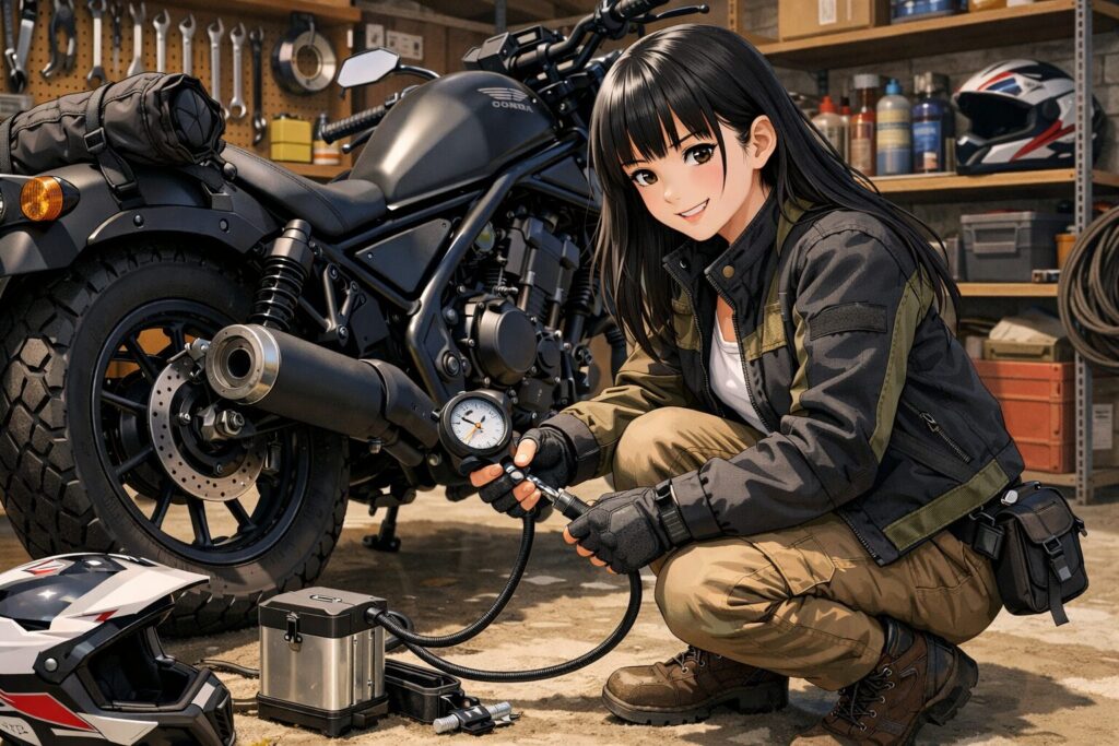 総括:レブル250のタイヤ空気圧を保つ安全習慣