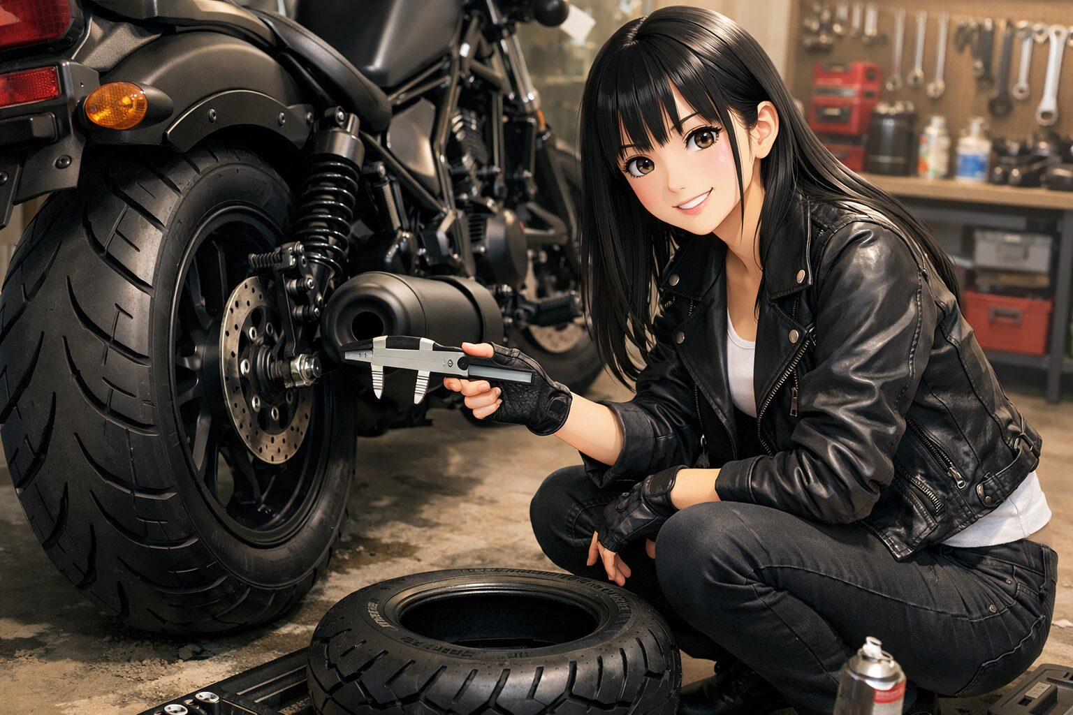 レブル250のタイヤを太く！10mmルールやおすすめ銘柄を徹底解説