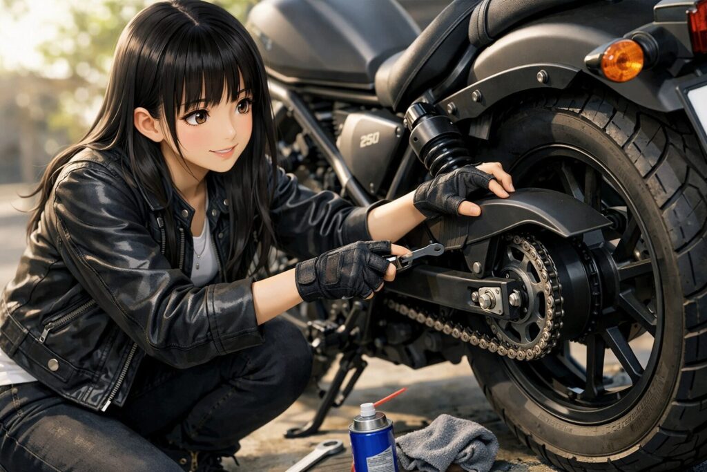 チェーンやフェンダーの干渉を防ぐポイント