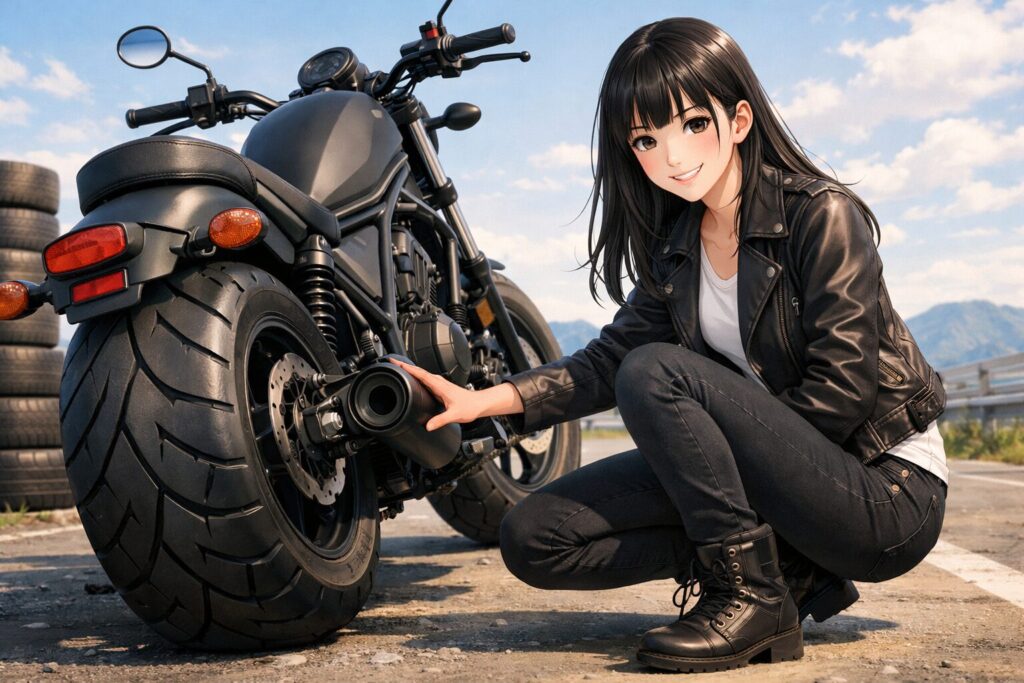 レブル250をワイドタイヤにする魅力と基本仕様