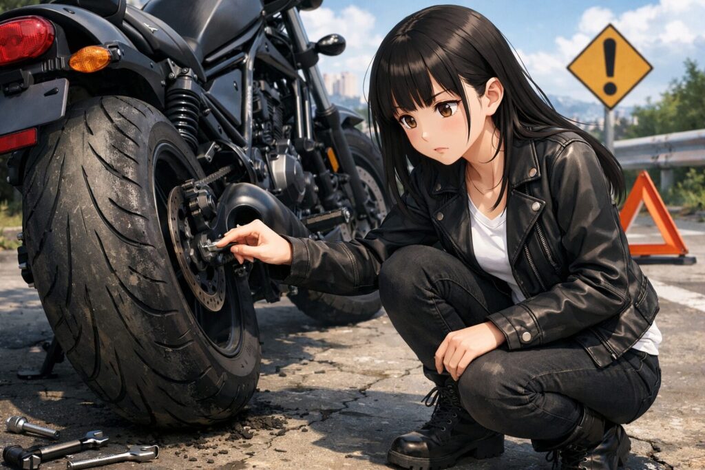 レブル250のワイドタイヤ化におけるリスクと対策