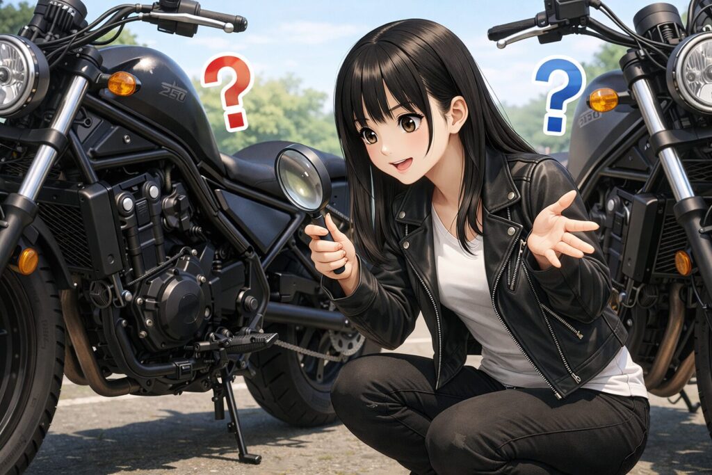 レブル250の年式違いや見分け方で失敗しないコツ