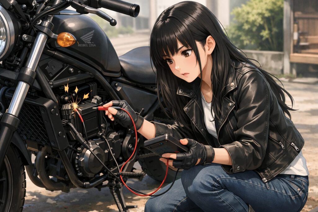 バッテリーの電圧不足とカチカチ音の正体