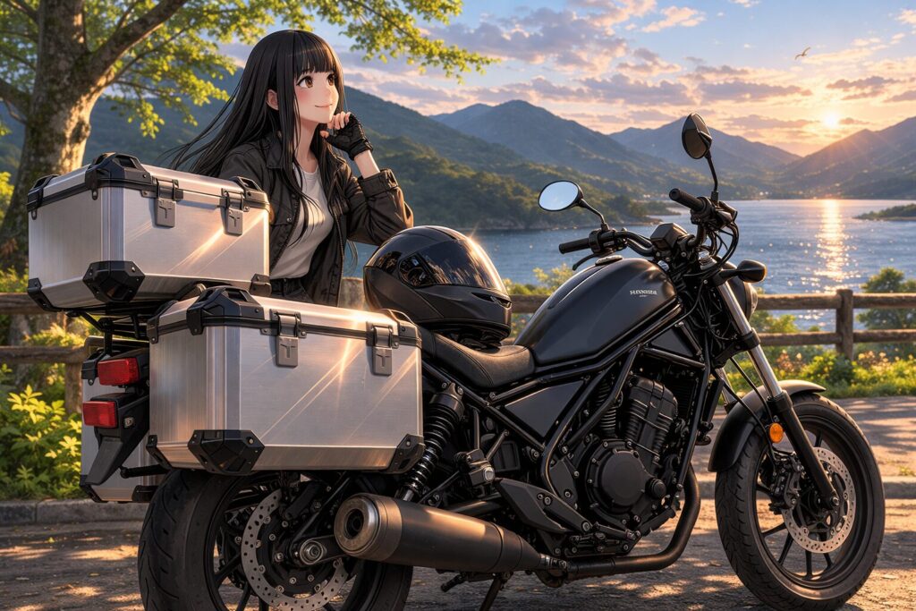 GIVIのアルミ製ボックスで積載性と外観を両立