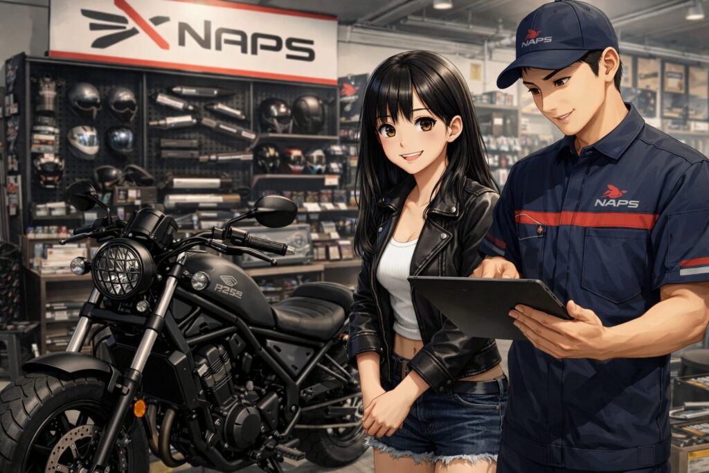 全国のナップスでパーツ注文と取り付けが可能