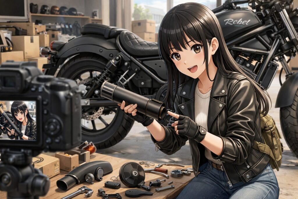 初心者向けカスタムパーツの取り付け解説動画