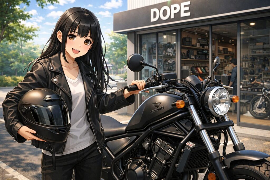 レブル250とDOPEで理想の相棒を手に入れる