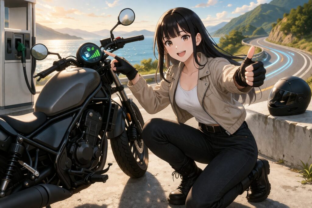 レブル250の燃費を向上させる賢い運用方法まとめ