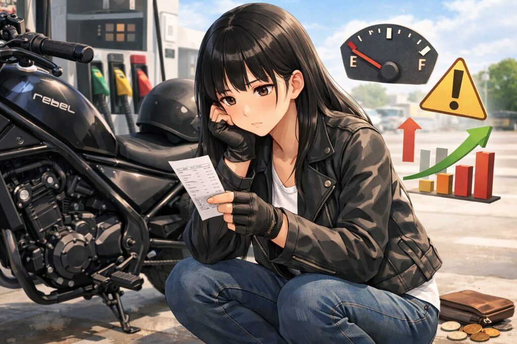 レブル250の燃費が悪いのには原因がある？改善のコツ