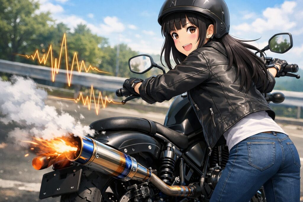 SP忠男のパワーボックスによるトルクと音の変化