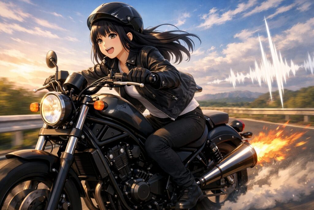 デイトナ製メガホンによる高回転の伸びと音圧