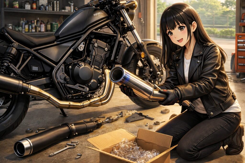 フルエキゾーストやエキパイ交換による性能向上