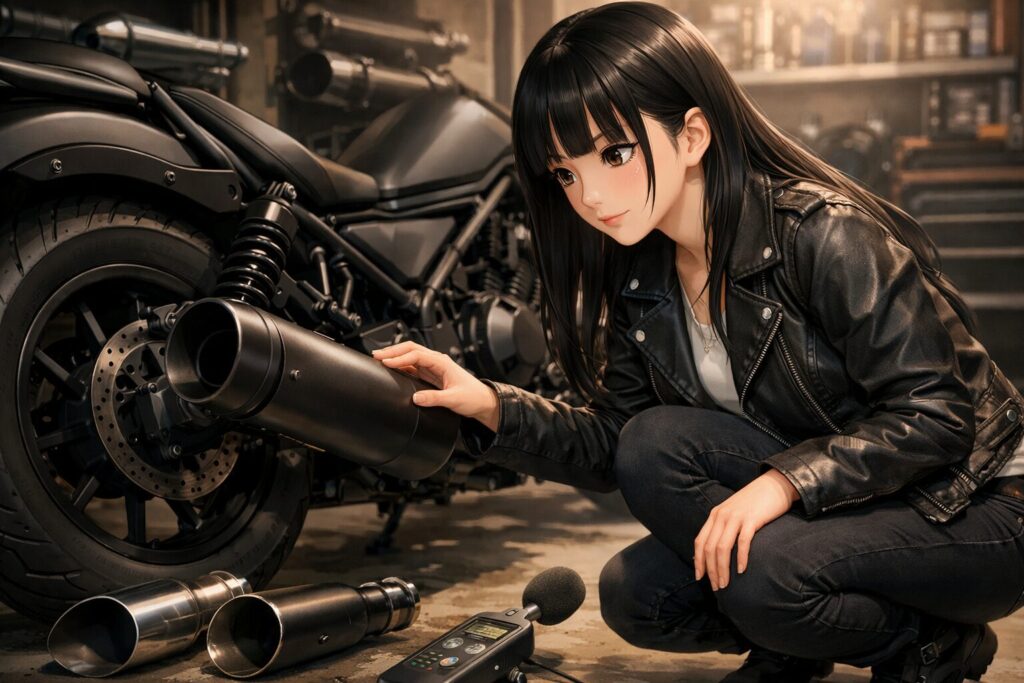レブル250のマフラーで重低音を響かせる選び方