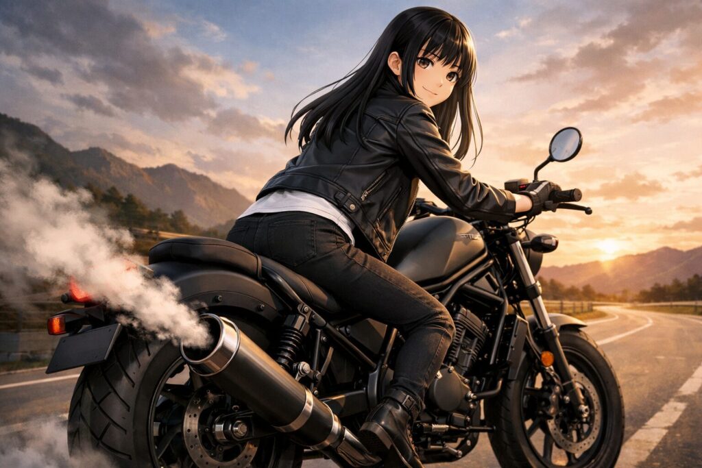 レブル250のマフラーで重低音と走りを両立する