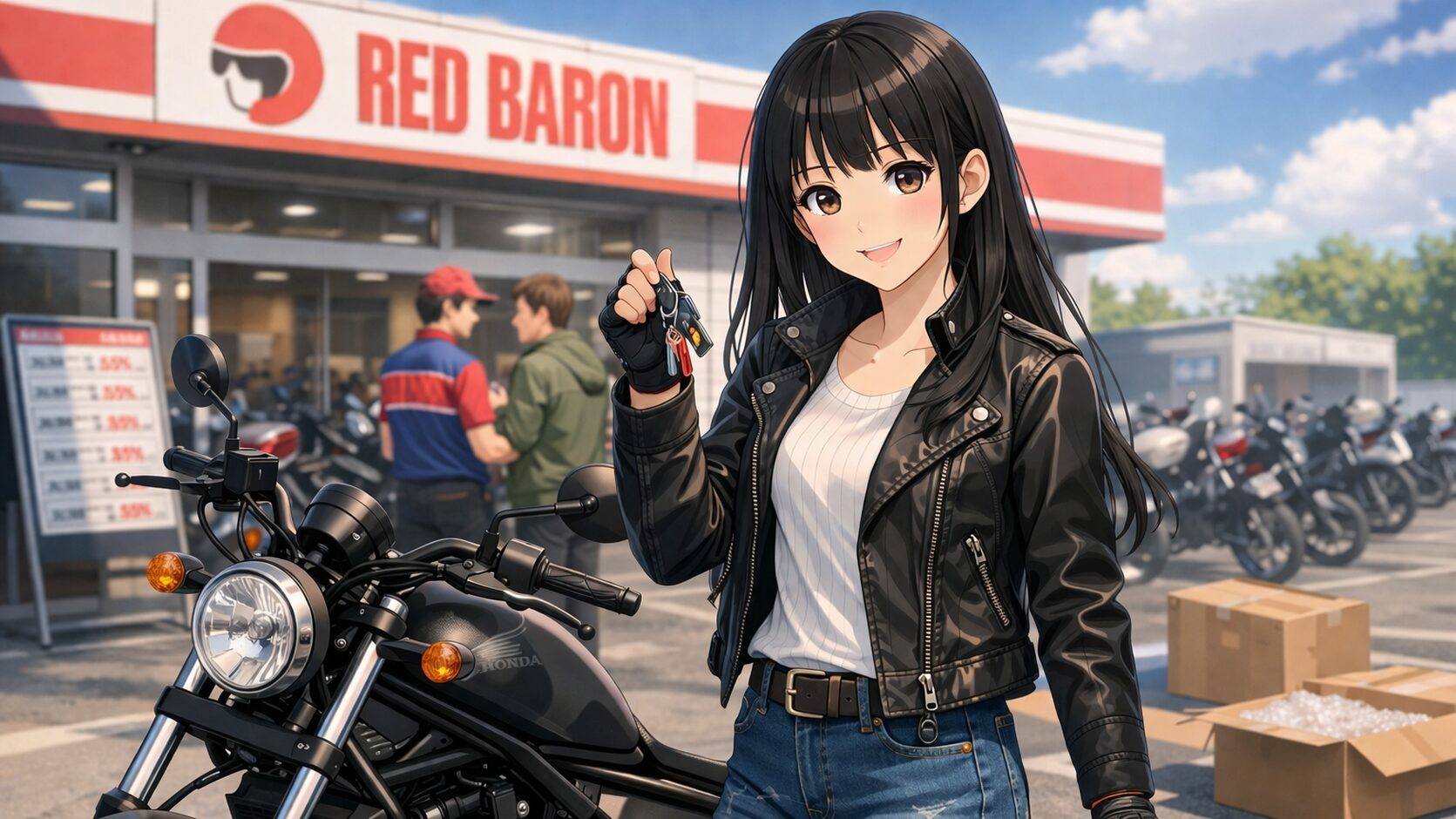 レブル250の新車をレッドバロンで！価格や納期、保証を解説