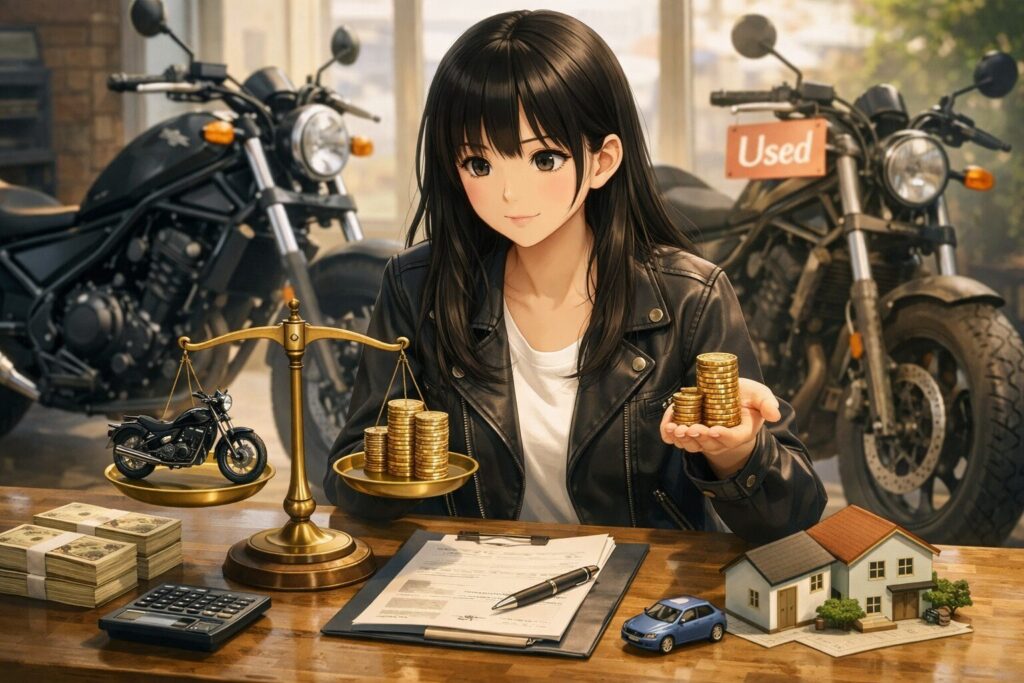 新車と中古車の価格差や資産価値の考え方