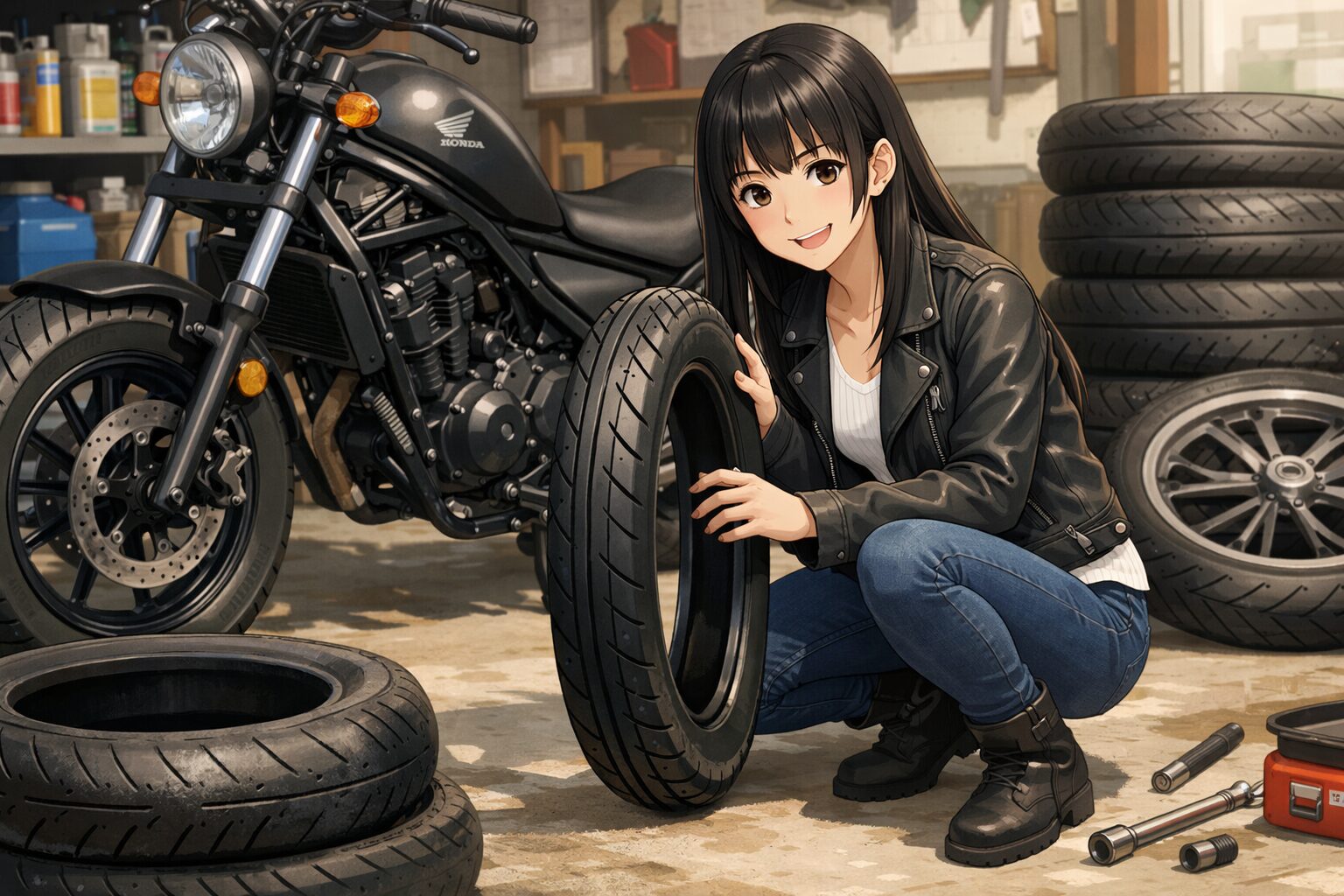 レブル250のタイヤ前後セットの選び方！寿命やおすすめ銘柄解説