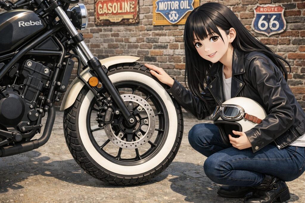 ビンテージやホワイトウォールで個性を出す方法