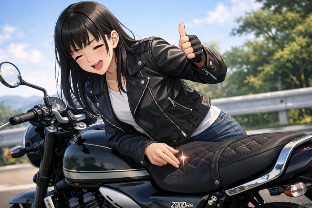 Z900RSのシートが痛くない状態を作る原因分析