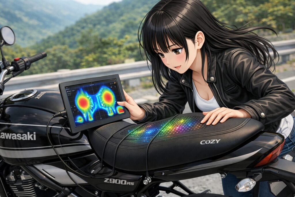 デイトナ製COZYシートの体圧分散性能を検証