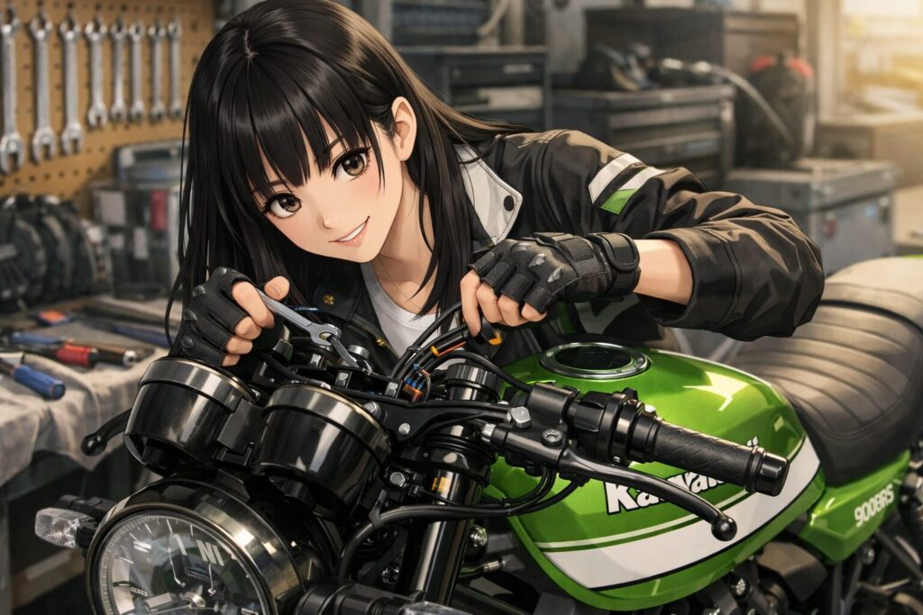 トップブリッジ交換と配線取り回しの具体的な流れ