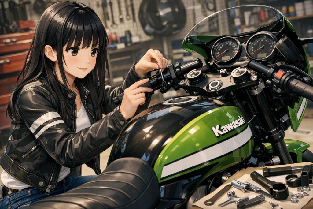 Z900RS CAFEにセパハンを装着する手順と注意点