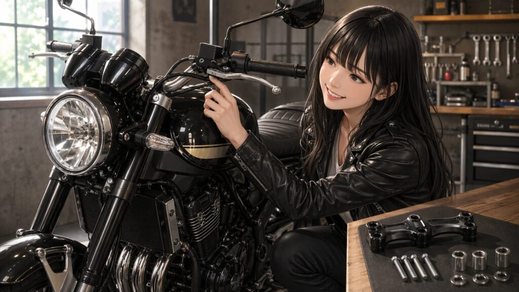 Z900RSのハンドルクランプの純正仕様と特徴