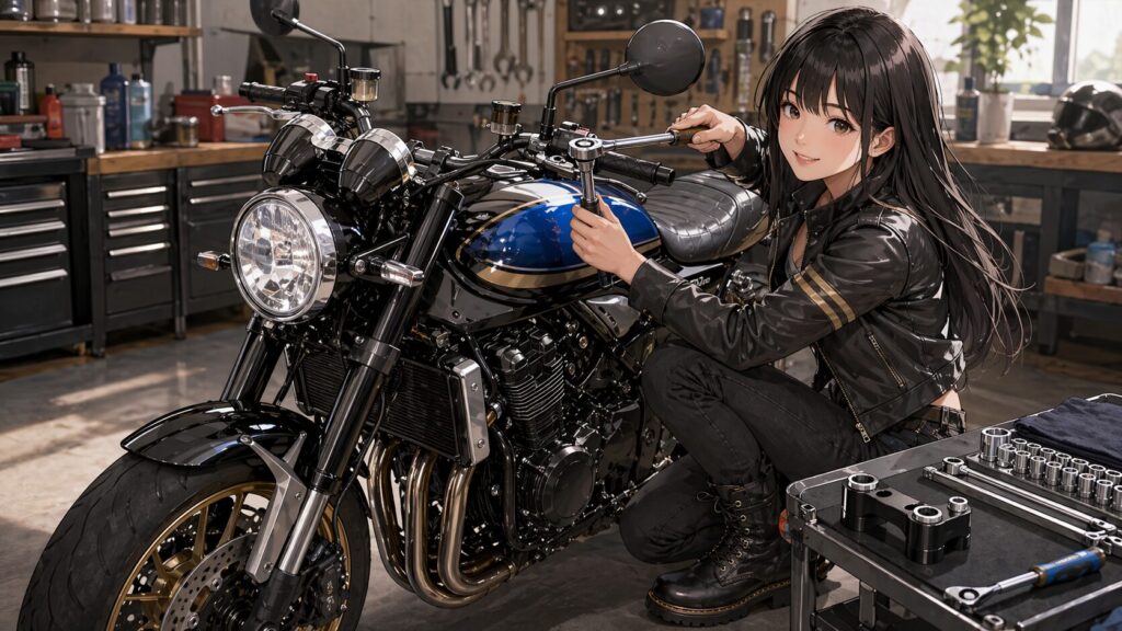 Z900RSのハンドルクランプ交換とトルク管理術