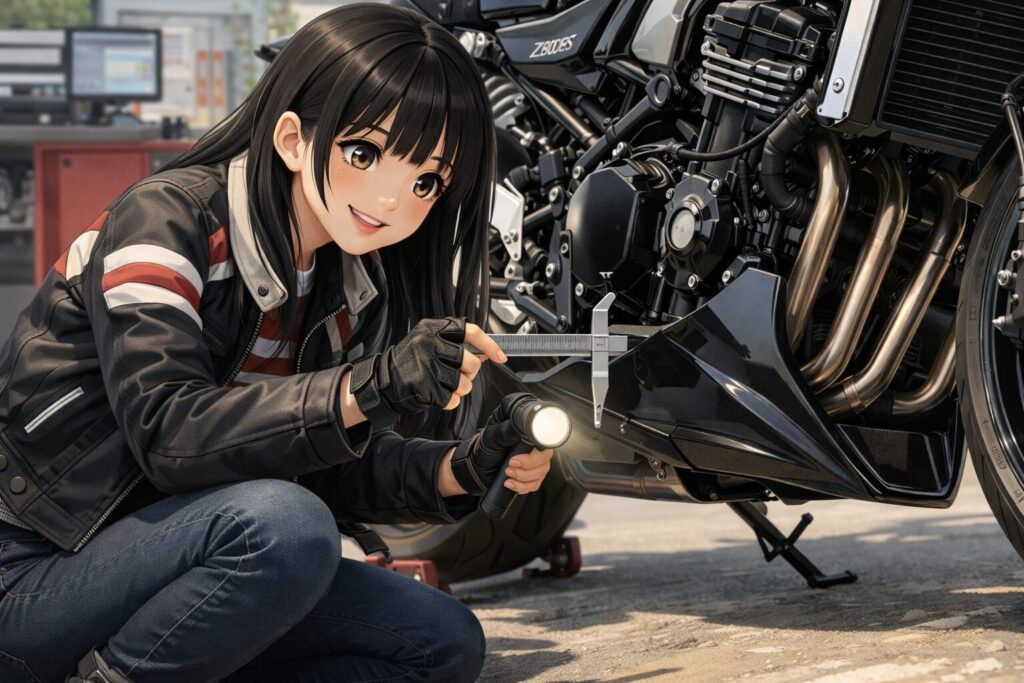 Z900でアンダーカウル装着時の干渉対策と車検