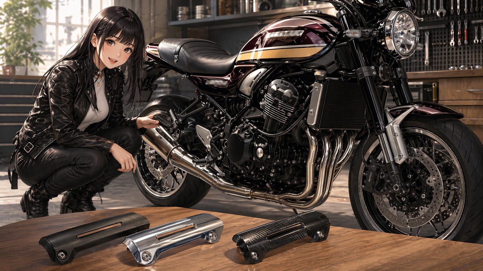 Z900RSのマフラーガード完全ガイド！純正から社外品まで比較