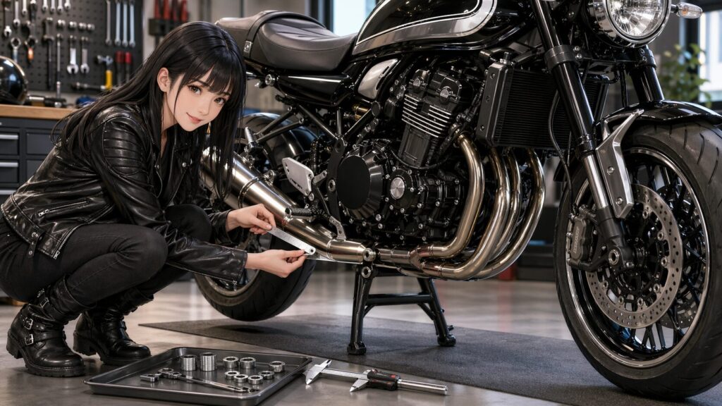 センタースタンド装着時の干渉とクリアランス対策