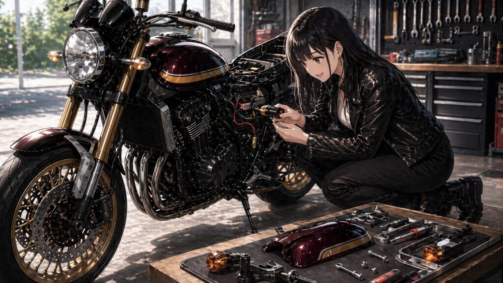 サイドカバーの脱着と本体の取り付け方法