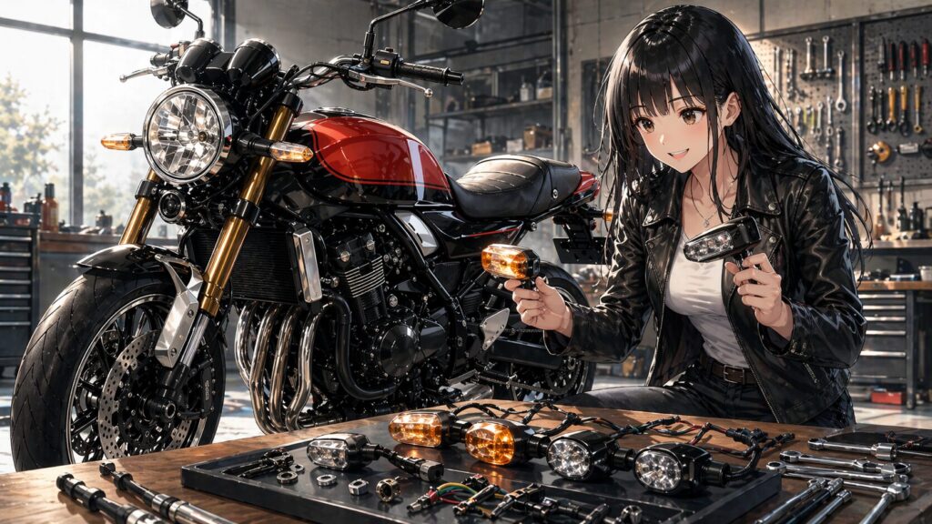 Z900RSのウインカー基本仕様とパーツの選び方