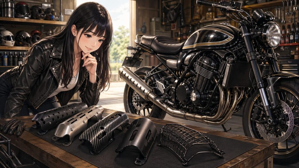 目的で選ぶZ900RSのマフラーガード比較