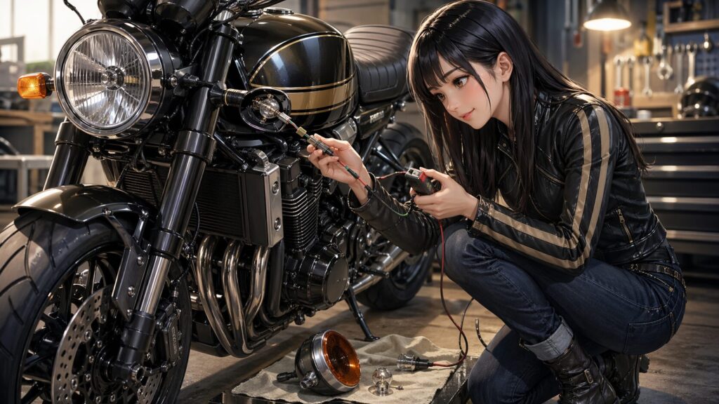 故障の原因となる接触不良や球切れの診断