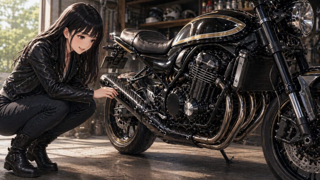 ドライカーボン製ヒートガードの耐久性と見た目