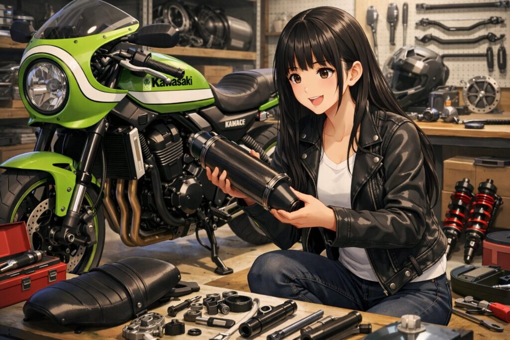 豊富なカスタムパーツで作る自分だけの一台