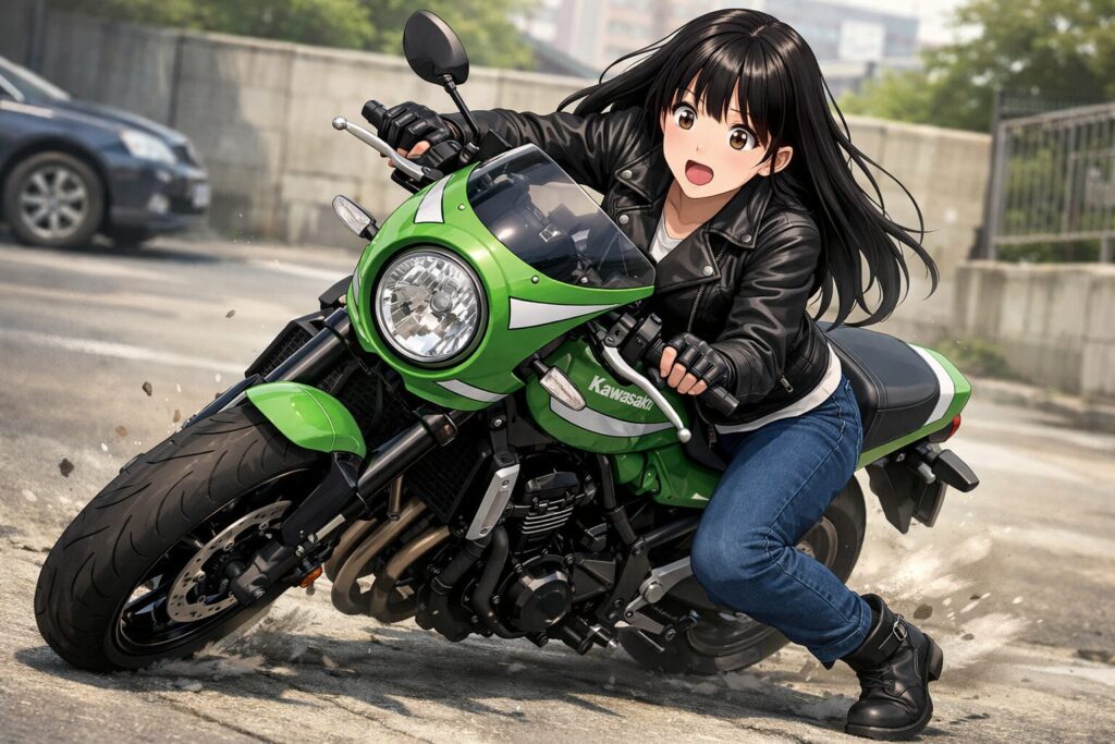 シート高による足つきの悪さと立ちゴケの不安