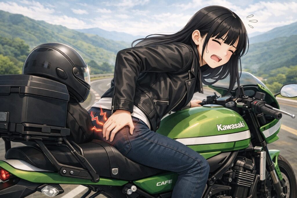 長距離ツーリングで深刻なお尻の痛みと対策