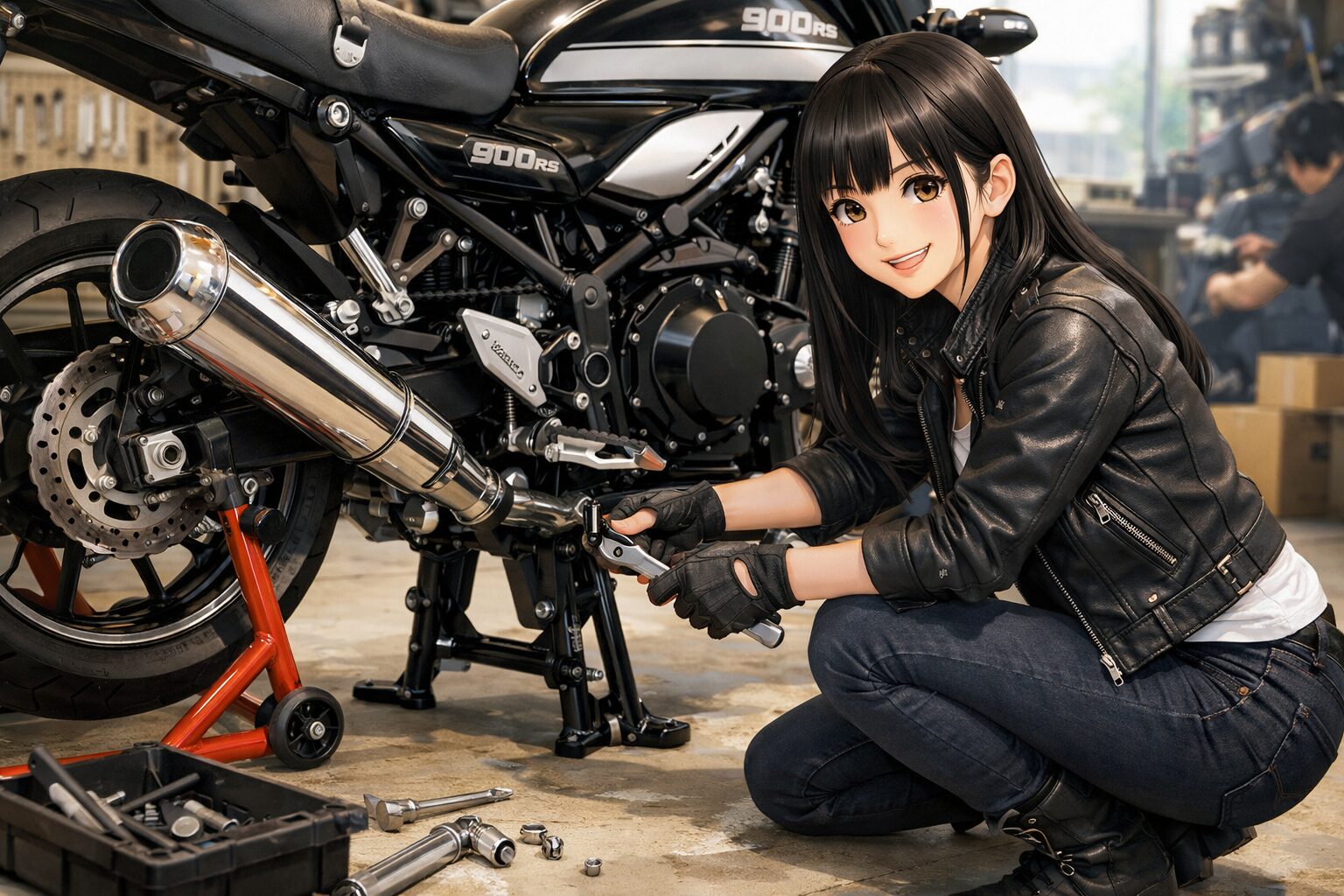 Z900RS用センタースタンドの選び方！純正・社外の適合や工賃を解説