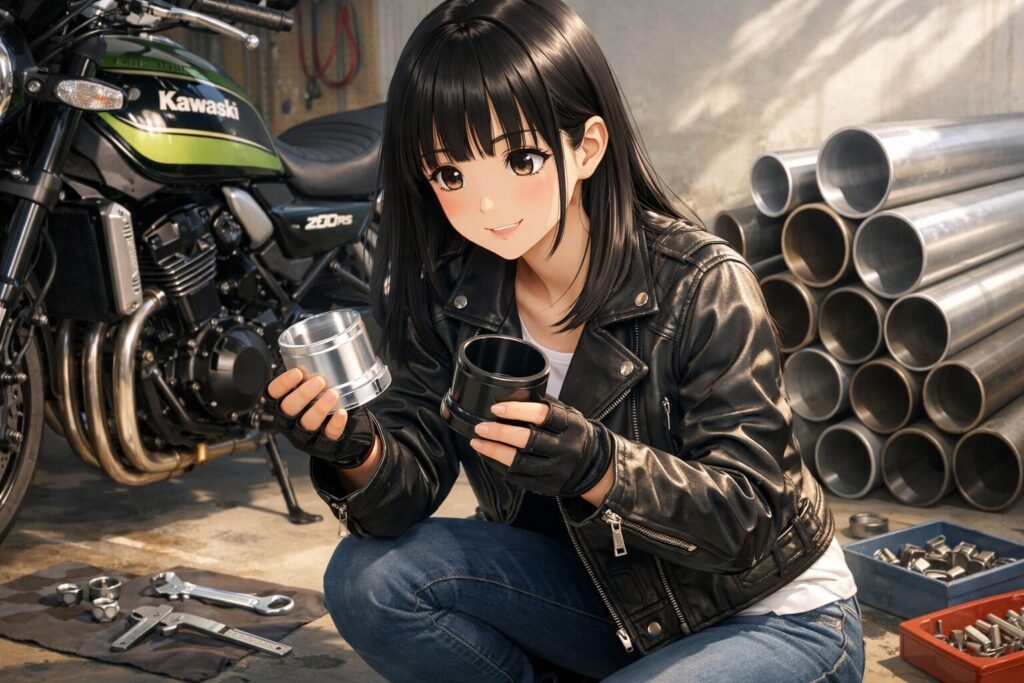 アルミとスチールの素材の違いと適合径