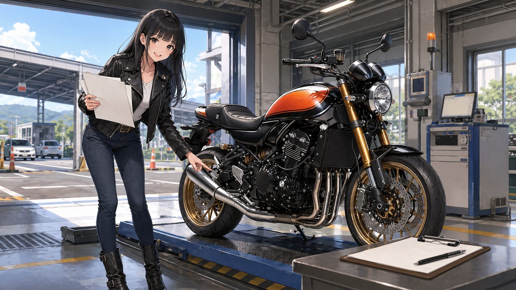 Z900RSマフラーの車検対応ガイド！合格基準や必要書類を解説