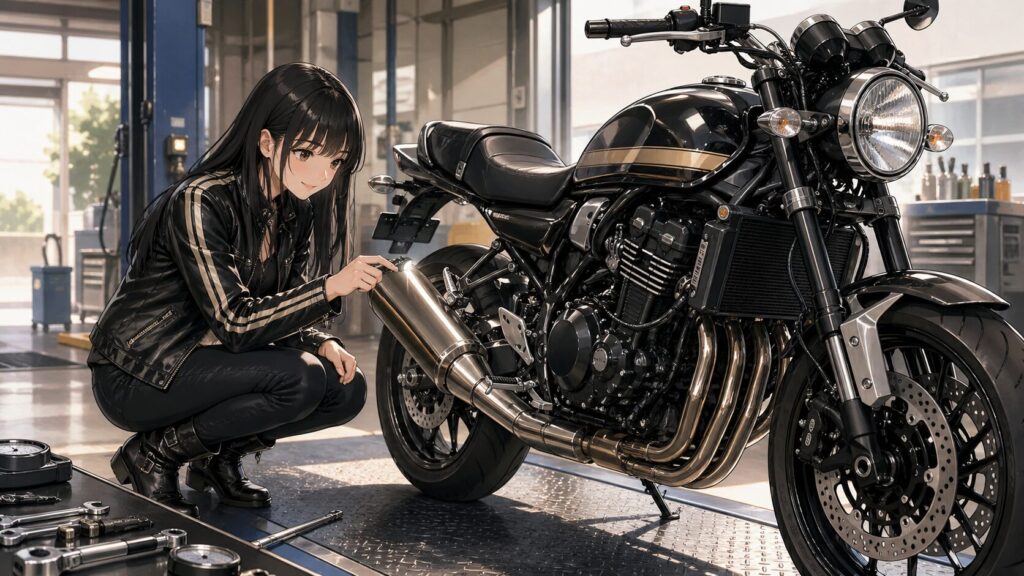 Z900RSのマフラーが車検対応か判断する基準