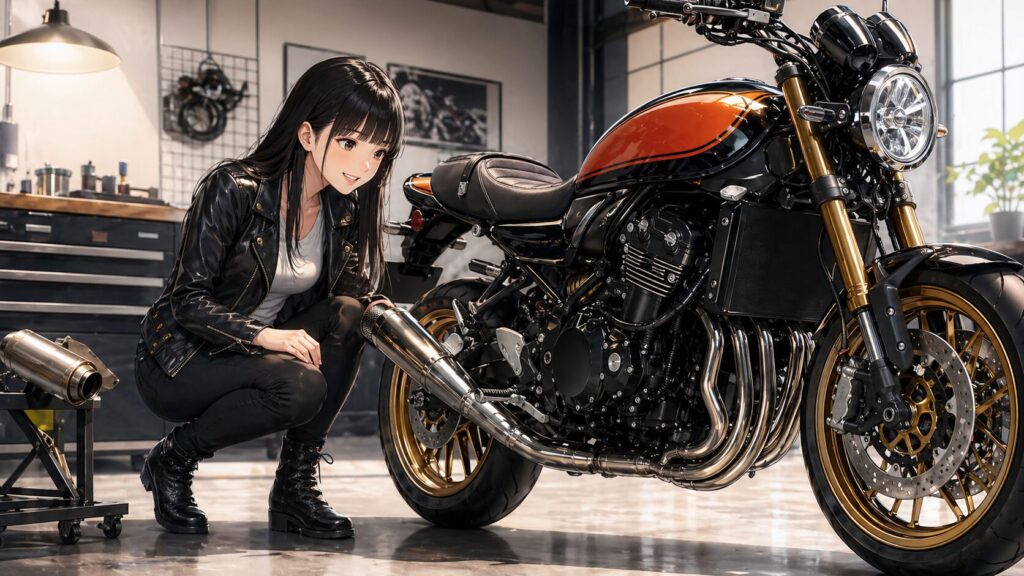 Z900RSのマフラーを車検対応で楽しむ選び方