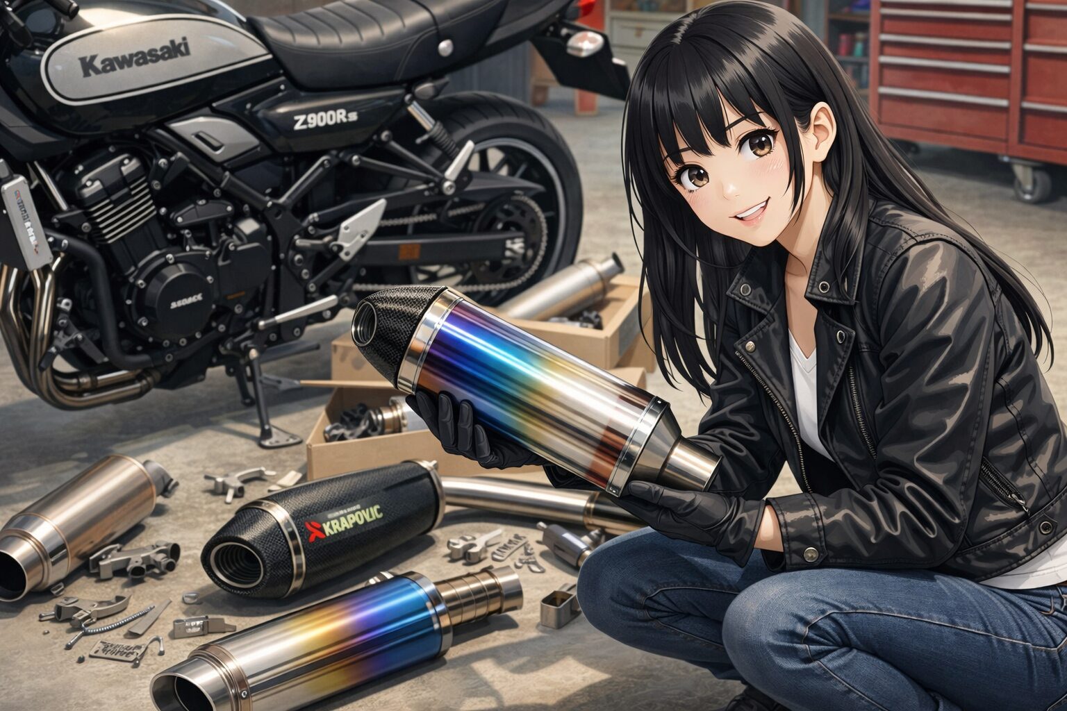 Z900RSのマフラー交換ガイド！適合型式や人気ブランド紹介