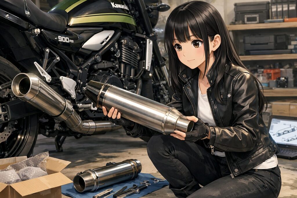 Z900RSのマフラー交換で重要な型式の違いと適合