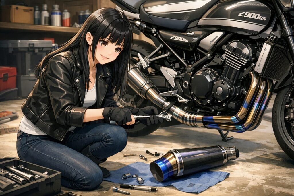 Z900RSのマフラー交換を確実に成功させる手順