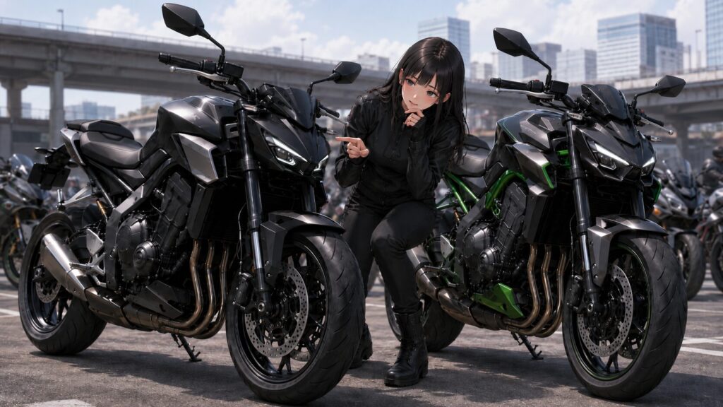 Z1000に似ていると言われるデザイン比較