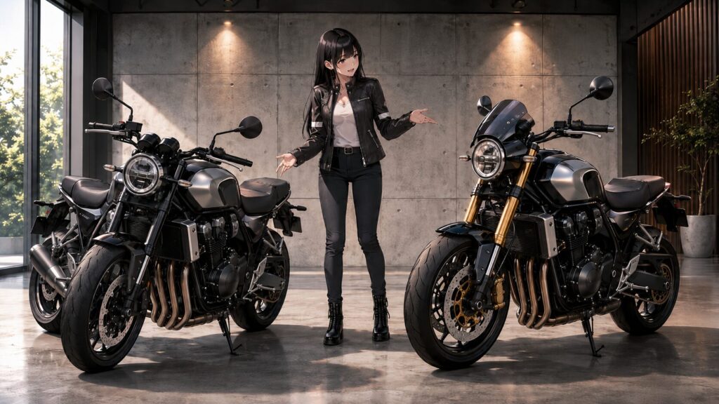 CB1000FとSEの違いを価格と装備で比較